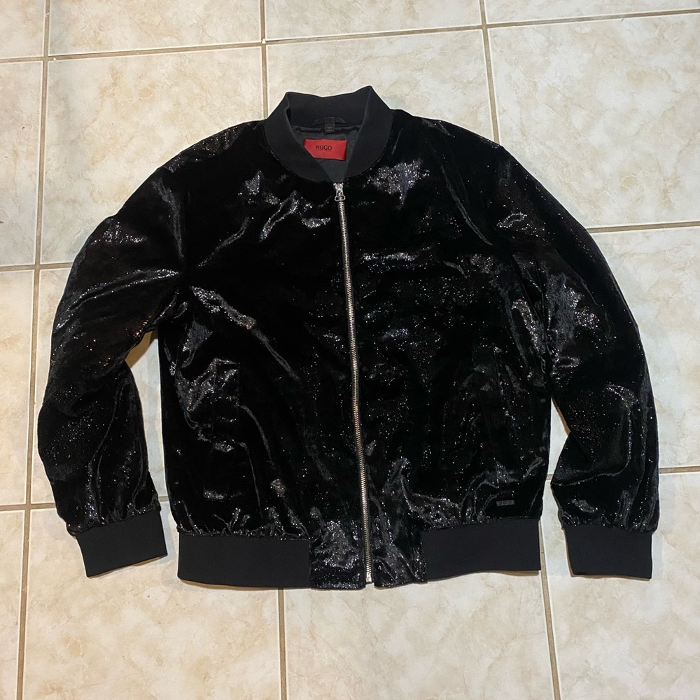 Hugo Boss Red Label Shimmer Bomber Black
